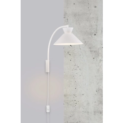 kinkiecik.pl Metalowa lampa ścienna Dial - Nordlux, biała 2213371001